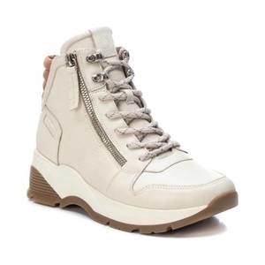 NEW XTI women's leather booties in ice
